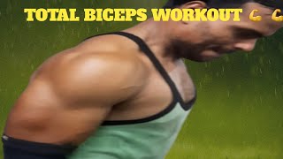 TOTAL BICEPS WORKOUT FOR BEGINNERS 💪💪🔥🔥#attitude#motivation PLZ SUBSCRIBE 🙏