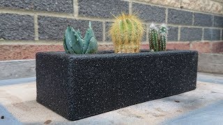 Simple Cactus Planter From Recycled Pallet Wood