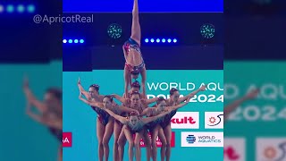 Watch Full Video of Breathtaking Artistic Swimming 🥈 💃