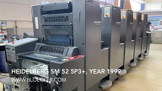 Heidelberg Speedmaster 52 5P3+, year 1999 - for immediate sale