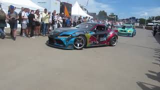 Cars Returning to the Paddock, Catch my Drift, Horseless to Hybrid, Goodwood Festival of Speed