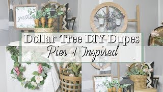 Dollar Tree DIY Dupes | Pier 1 Inspired DIYS