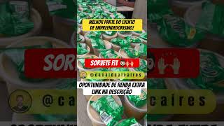 Participe de evento de empreendorismo e prove Sorvete Fit rico em nutrientes e baixa calorias #taok