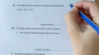 Wk5 Sat4: Big radioactive decay question