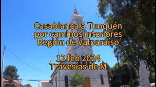 Desde Casablanca a Tunquén en moto (KLR650) por caminos interiores. Región de Valparaíso. 12feb2024