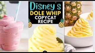 TRYING SOME AT HOME RECIPES OF DISNEY'S DOLE WHIP!