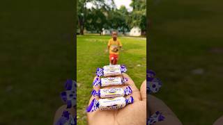 Milk chocolate with doughnut candy|cute baby #ytstudieo #shorts#Anita cute baby