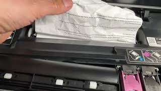 DIY-how to clear a paper Jam on HP OfficeJet 5255 Inkjet All-In-One