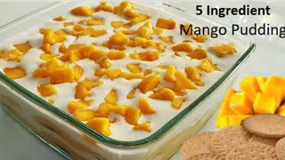 Mango biscuit pudding | Easy mango desert by Sammy #sammyfood #mangodessert #mangorecipe #desert