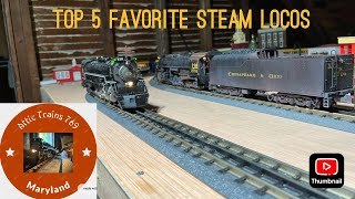 Top 5 steam locomotives MTH model trains