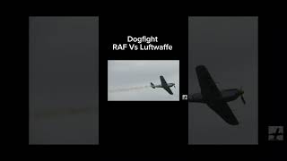 Spitfire's "shoot down" a Luftwaffe aircraft #warbirds