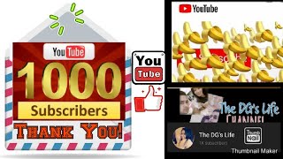 1K Subscribers Celebration || Thank You soo much 1k Youtubers Family