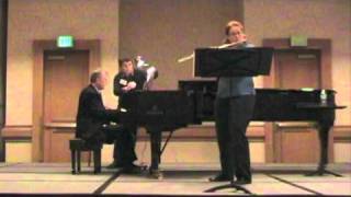 Martinu First Sonata for Flute, III. Allegro poco moderato performed by Kristen Stoner and Tim Carey