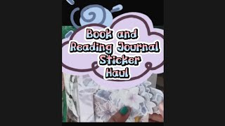 Book Haul 📚 | Reading Journal Sticker Haul ✨️ #bookhaul #readingjournal #bookreviews