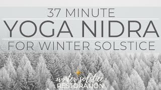 Winter Solstice Yoga Nidra | Rest Deeply Voice Only