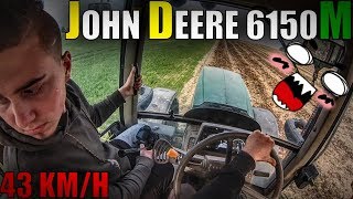 VLOG #4 Przejazd po PŁUG☆Orka John Deere 6150M☆Ostra Jazda☆