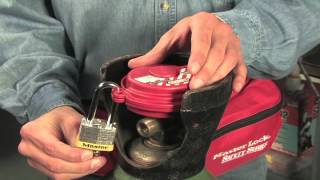 How to lockout a gas valve safely