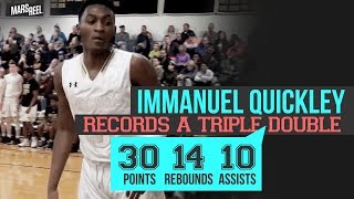 IMMANUEL QUICKLEY GOES TRIPLE-DOUBLE CRAZY! 30 POINTS AND THE WIN! | Mars Reel