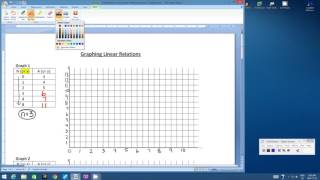 Graphing Linear Relations 2016