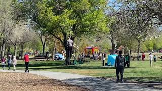 Person Jumping in California