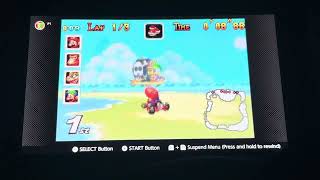 let’s play mario kart super circuit mushroom cup