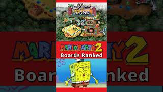 Ranking Mario Party 2 Boards #shorts #mario #marioparty #ranking #spongebob #boards #nintendo