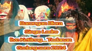 Barongan Blora Singo Lodro , Live Desa Ketileng _ Todanan Grebeg suro 2024