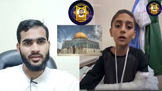 Masjide Aqsa par Kiya khub surat Nazm gun gunaya Mashalla |Hath me jakhme pur par hosla me dad rashi