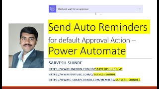 Send Approval Action Reminders - Power Automate (FLOW) | Reminders | Power Platform