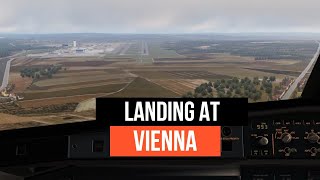 X-Plane 12 - Wizz Air A321 Landing at LOWW Vienna airport Rway 11