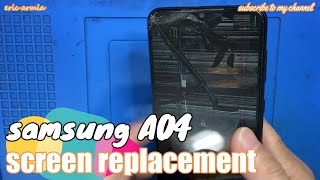 SAMSUNG A04 - A045 - LCD SCREEN REPLACEMENT - CHANGE DISPLAY