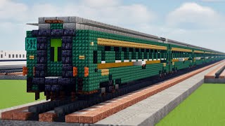 Minecraft Qinghai-Tibet 25T Coaches Train Tutorial