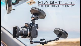 Mag-Tight Camera Windshield Mount for cinematography.