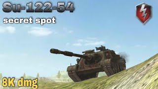 SU-122-54 8 K DMG •SECRET SPOT • WORLD OF TANKS BLITZ