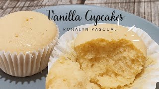 Perfect Vanilla Cupcakes Recipe / Easy Homemade Vanilla Cupcakes Recipe | ronalynpascual