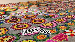 Bulk rangoli mats ready to dispatch 💥🔥@RandomjewCollections |rangolimats|dIy|decore|