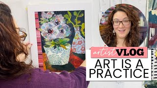 Julie's Art Vlog 52: Art is a Practice -- an Artist Pep Talk