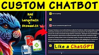 Develop Your Own ChatGPT-like Chatbot with RAG LangChain | End-to-End Tutorial and Implementation