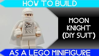 How to Build Moon Knight (DIY Suit) as a LEGO Minifigure