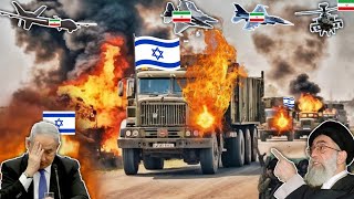 Irani Fighter Jets,Tanks & Helicopters Attack on Israeli Army Secret Weapons Supply Convoy - GTA 5