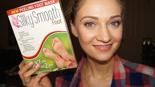 Silky Smooth Foot Peeling Mask Review (Compare to Baby Foot)