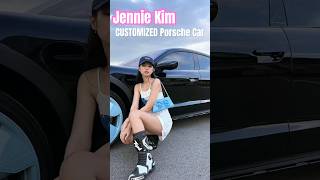 WOW! Jennie shows off her Custom Porsche Car #jennie #blackpink