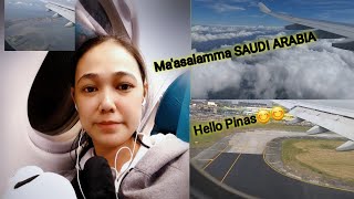 GOODBYE SAUDI ARABIA( Biglaang Uwi😊 masaya na malungkot) #10