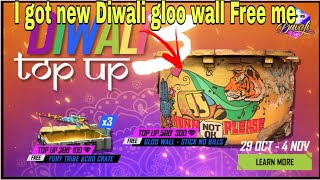 Diwali top up event new gloowall skin || free fire new top-up | Gloo wall Stick No Bills #free_fire