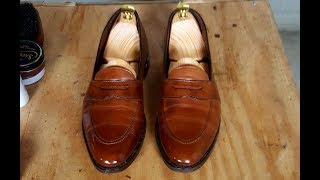 ASMR Shoe Shine Allen Edmonds Westchester Brown