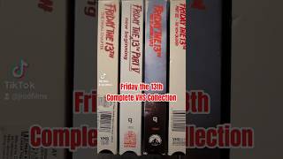 Friday The 13th Complete VHS Collection