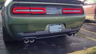 2023 Scat pack Challenger Widebody, Flowmaster American Thunder cat back system