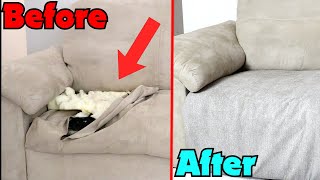 How To Fix a Sofa That's Been Completely Destroyed