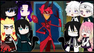 Hashiras react to Alastor | Hazbin Hotel | [Part 1+2]