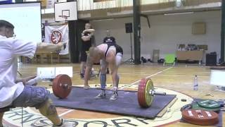 Lukáš Petrůj Varnsdorf Cup 1  pokus 255 kg